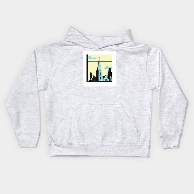 Design Week_cathedral window Kids Hoodie by Neil Webb | Illustrator